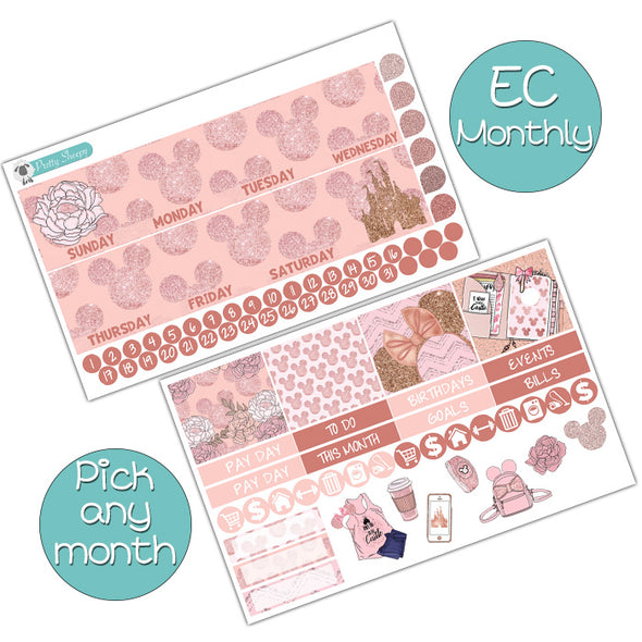Millennial Girl Monthly Kit for EC Planner - Pick ANY Month!