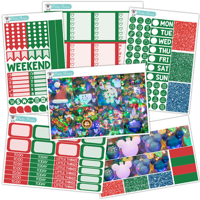 Magical Christmas Ornaments Planner Stickers Collection