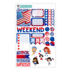 Patriotic Princess Planner Stickers Collection