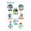 Snow Globe Princesses Planner Stickers Collection